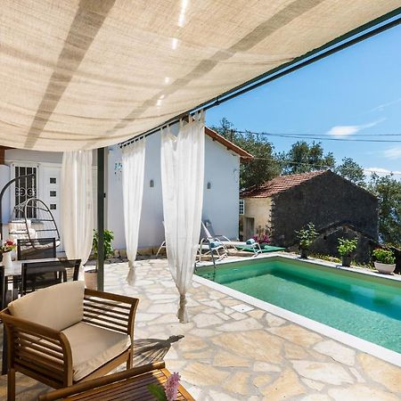 ניסקי Alkinoi Seaview Villa With Private Pool By Konnect, Nisaki מראה חיצוני תמונה